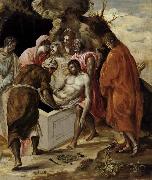 The Entombment of Christ late, GRECO, El